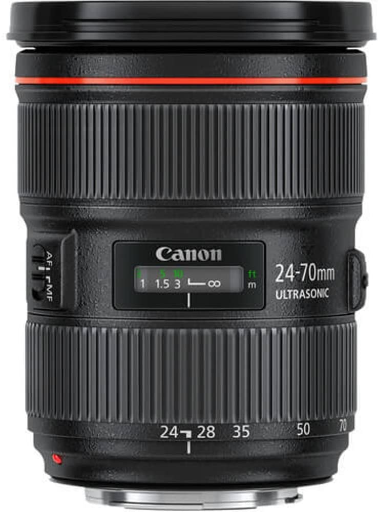 Canon, un EF 24 – 70, f 2.8