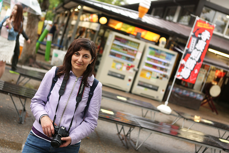 Elena Vizzoca in Giappone