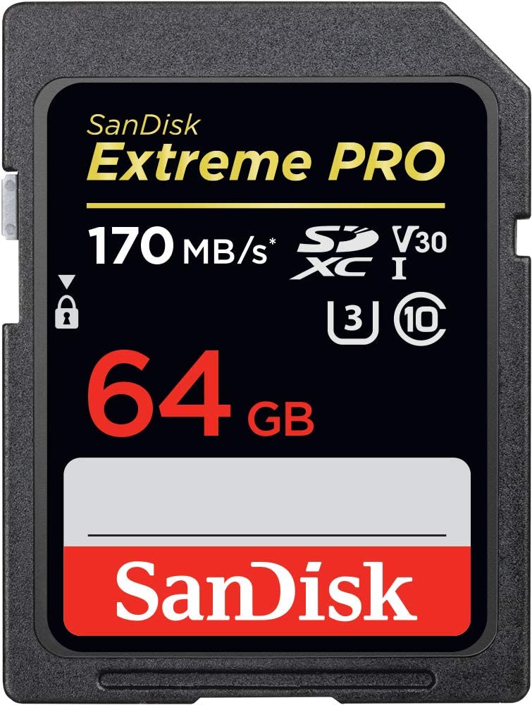 Scheda Sandisk Extreme Pro 64 GB U3