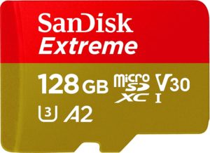 Scheda MicroSD SanDisk Extreme 128 GB U3