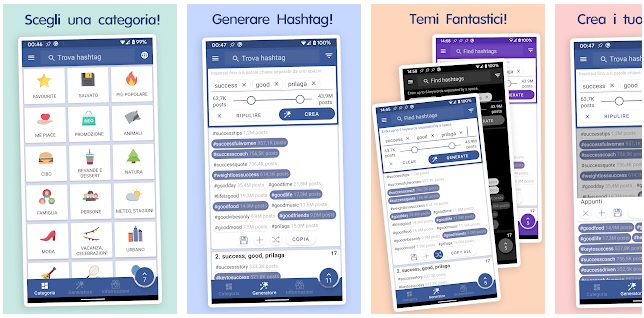 inTags ti aiuta a trovare gli hashtag per instagram.