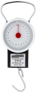 Mannesmann 819-22 - Bilancia a molla fino a 22 kg, con metro a nastro