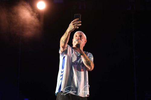 Clemente Maccaro, aka Clementino, performs live during his tour at the Arena del Mare 42°15° in Termoli, Italy